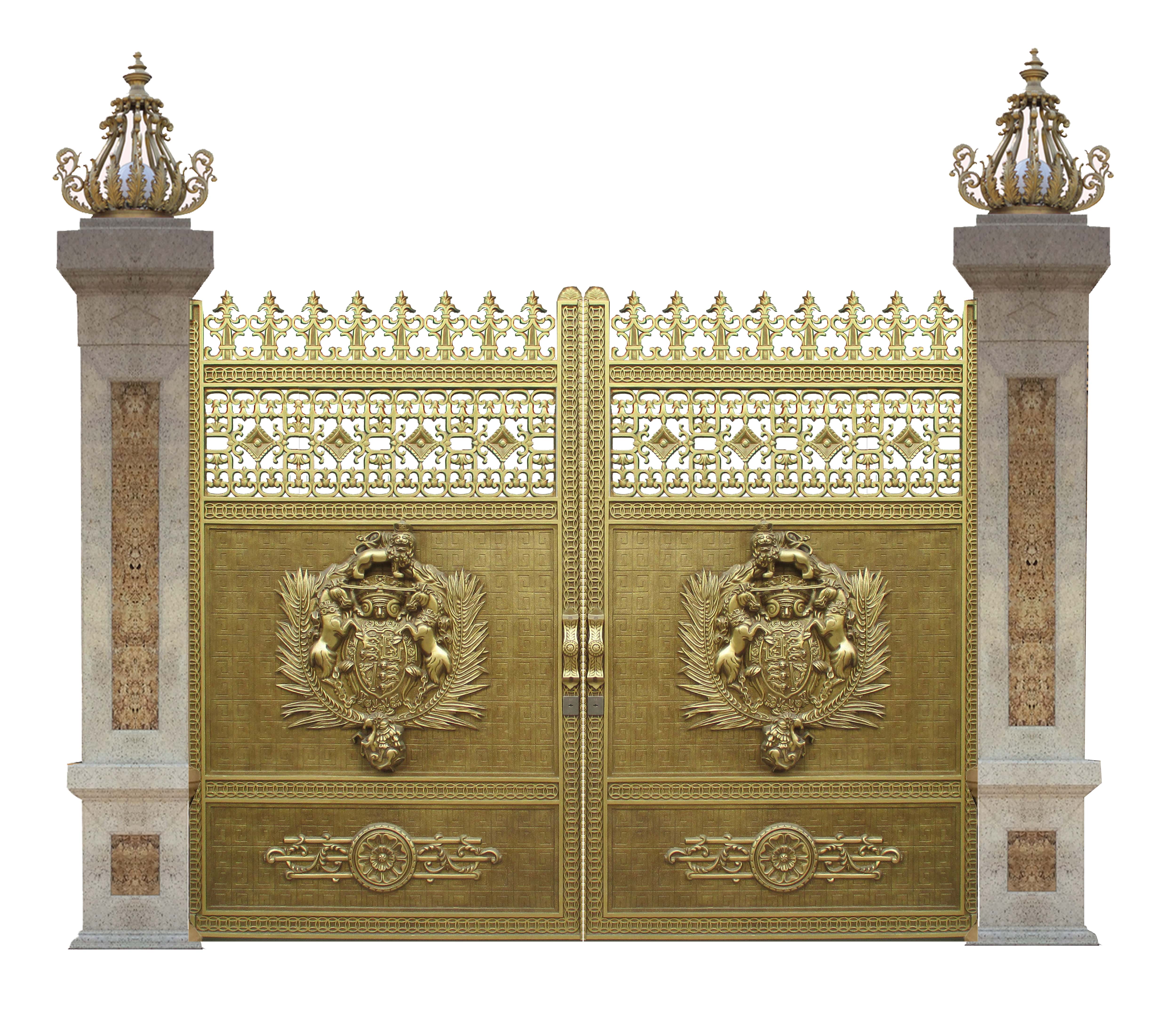 Cổng nhôm đúc mẫu C-147