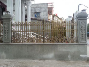 Hàng rào nhôm đúc mẫu HR -033