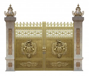 Cổng nhôm đúc mẫu C-147