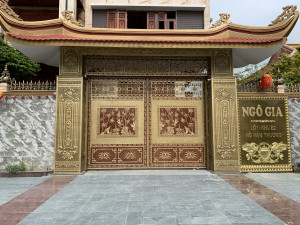 Cổng nhôm đúc mẫu C-211