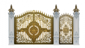 Cổng nhôm đúc mẫu C-112